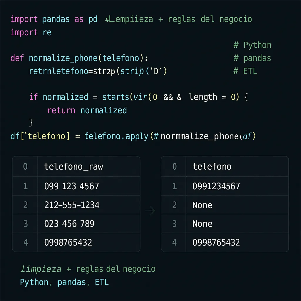 Normalización de Teléfonos